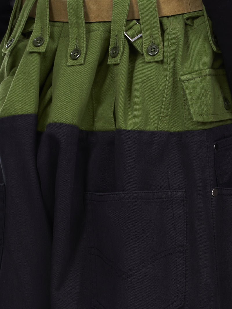 Per Gotesson Two Tone Wide Trousers | H. Lorenzo - detail 1