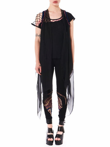 【新品未使用】MURRAL embroidered tulle cardigan 別注 embroidered tulle cardigan(FREE WHITE): MURRAL: WOMENS