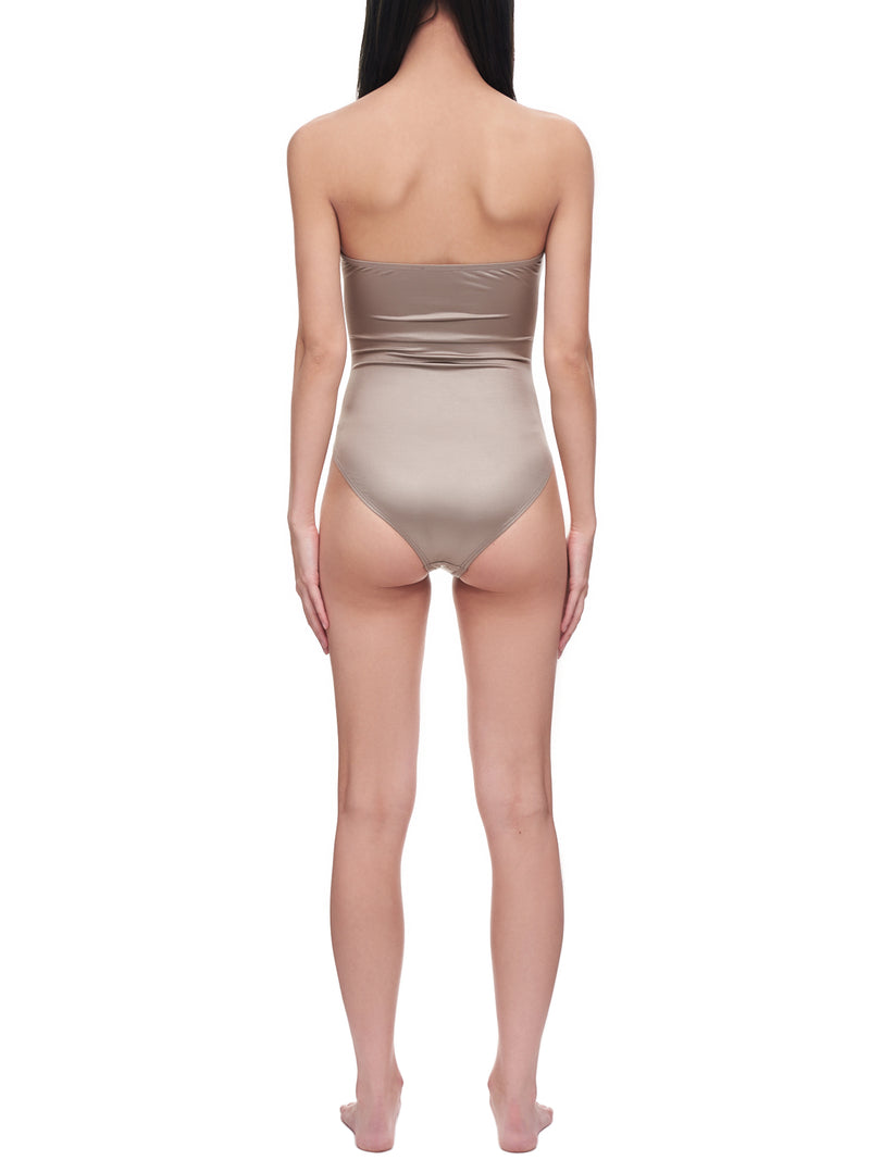 Maryam Nassir Zadeh Deia Front Tie One Piece | H. Lorenzo - back