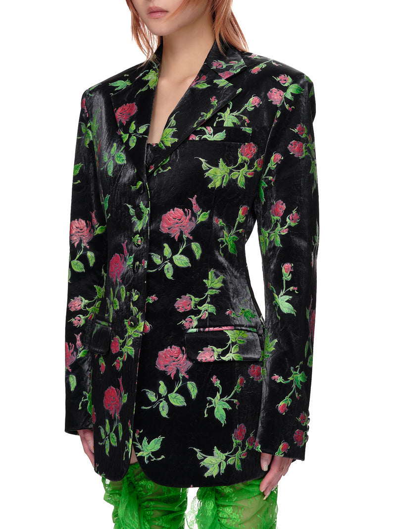 Yuhan Wang Floral Print Blazer | H.Lorenzo - side