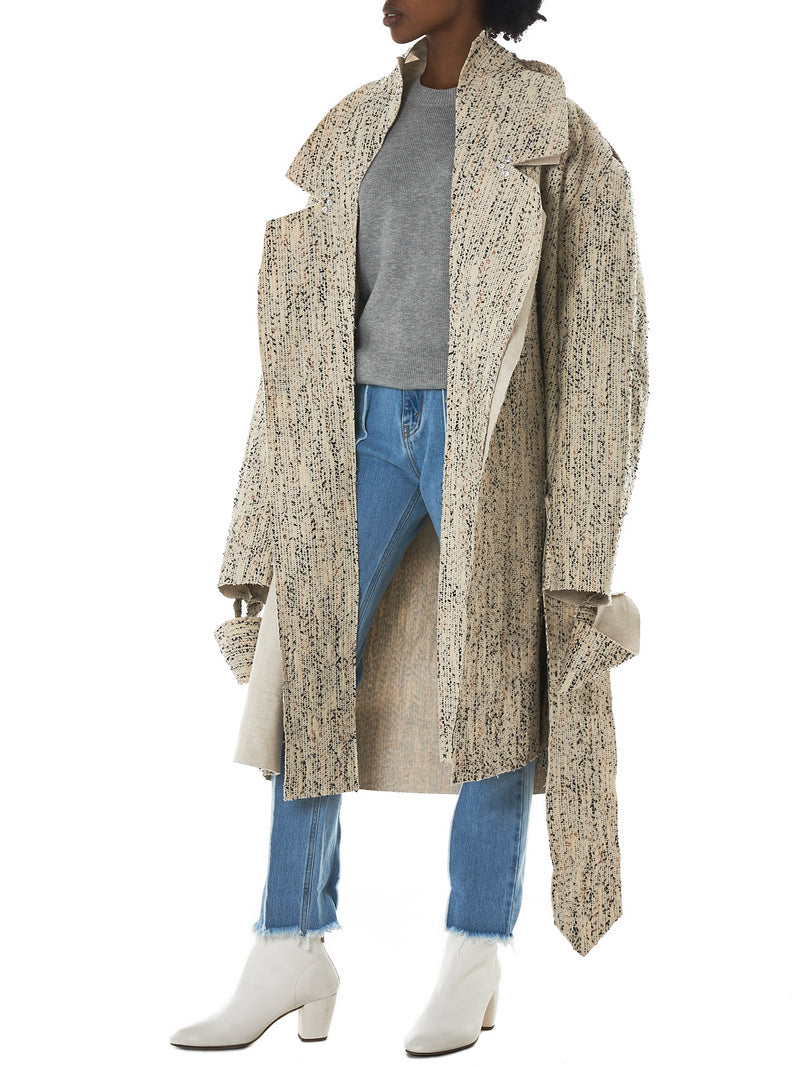 Sacai Ruffled Crewneck Pullover - Hlorenzo Style