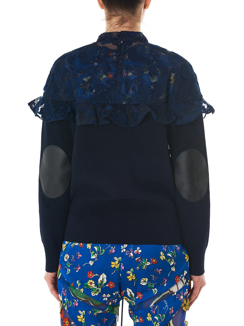 Sacai Floral Sweatshirt - Hlorenzo back