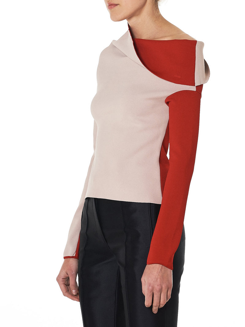 Draped Knit Sweater (183-2604-338-026)