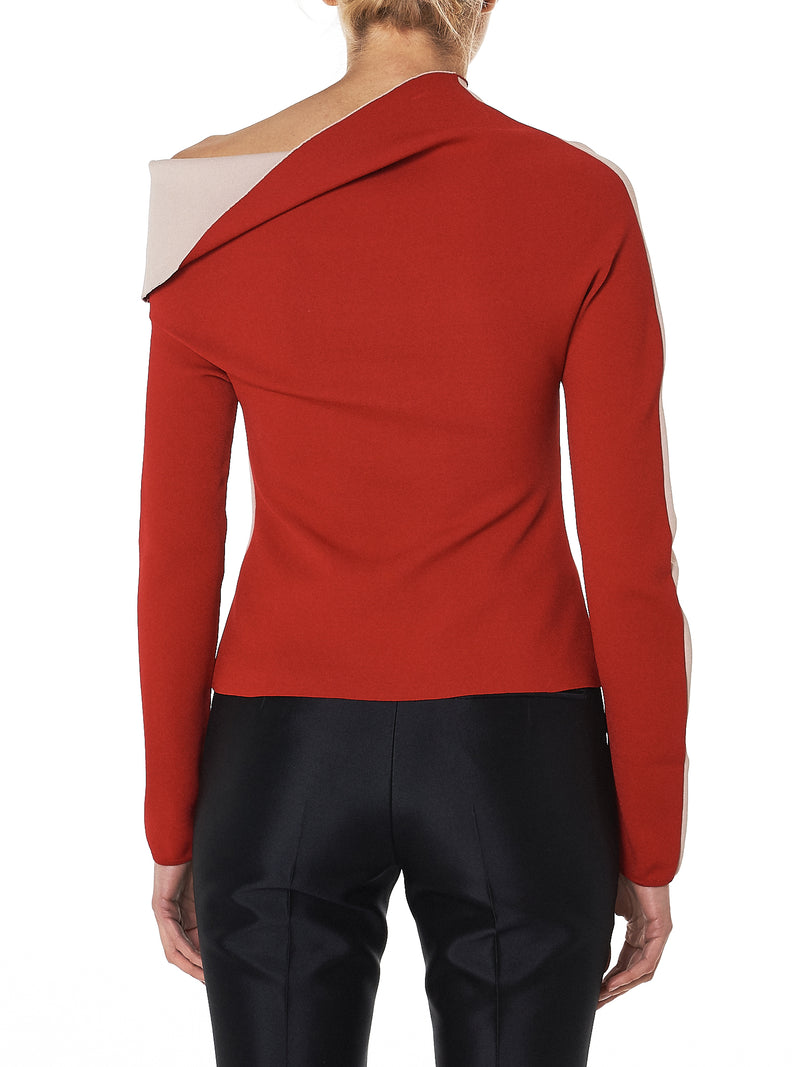 Draped Knit Sweater (183-2604-338-026)