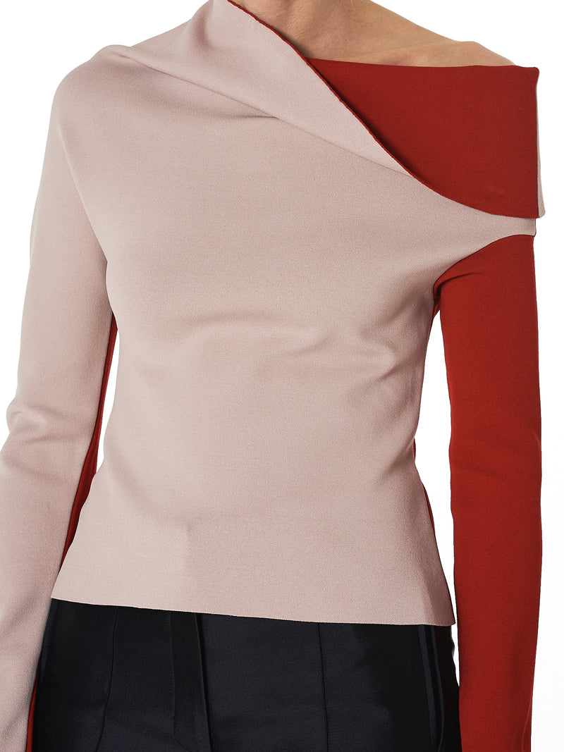 Draped Knit Sweater (183-2604-338-026)