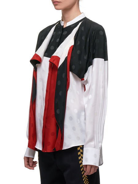【美品】bedsidedorama dress shirt Dsquared2 Cut-out detailed tuxedo shirt | S75DL0510S35244100