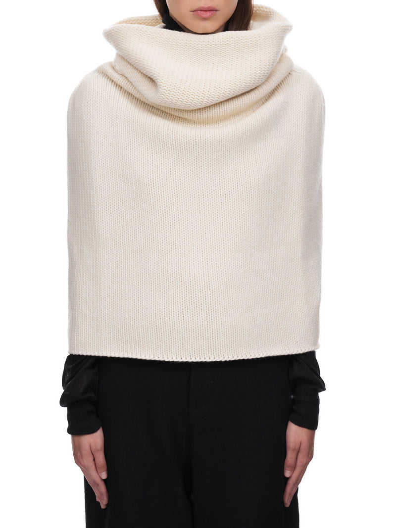 Ann Demeulemeester Mathilda Knitted Collar | H. Lorenzo - front