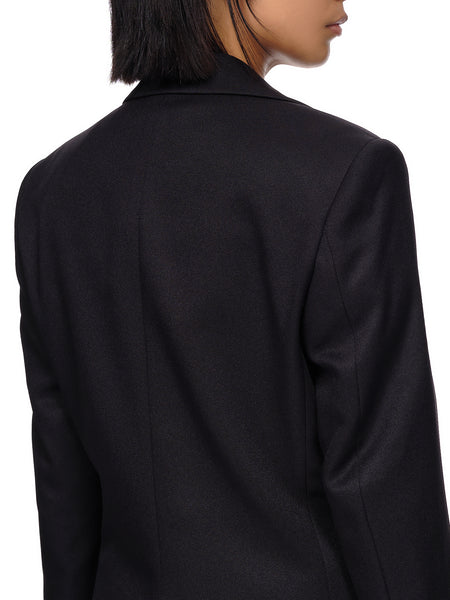 Oversized School Uniform Blazer (221-W500C-30001-0099-BLACK)