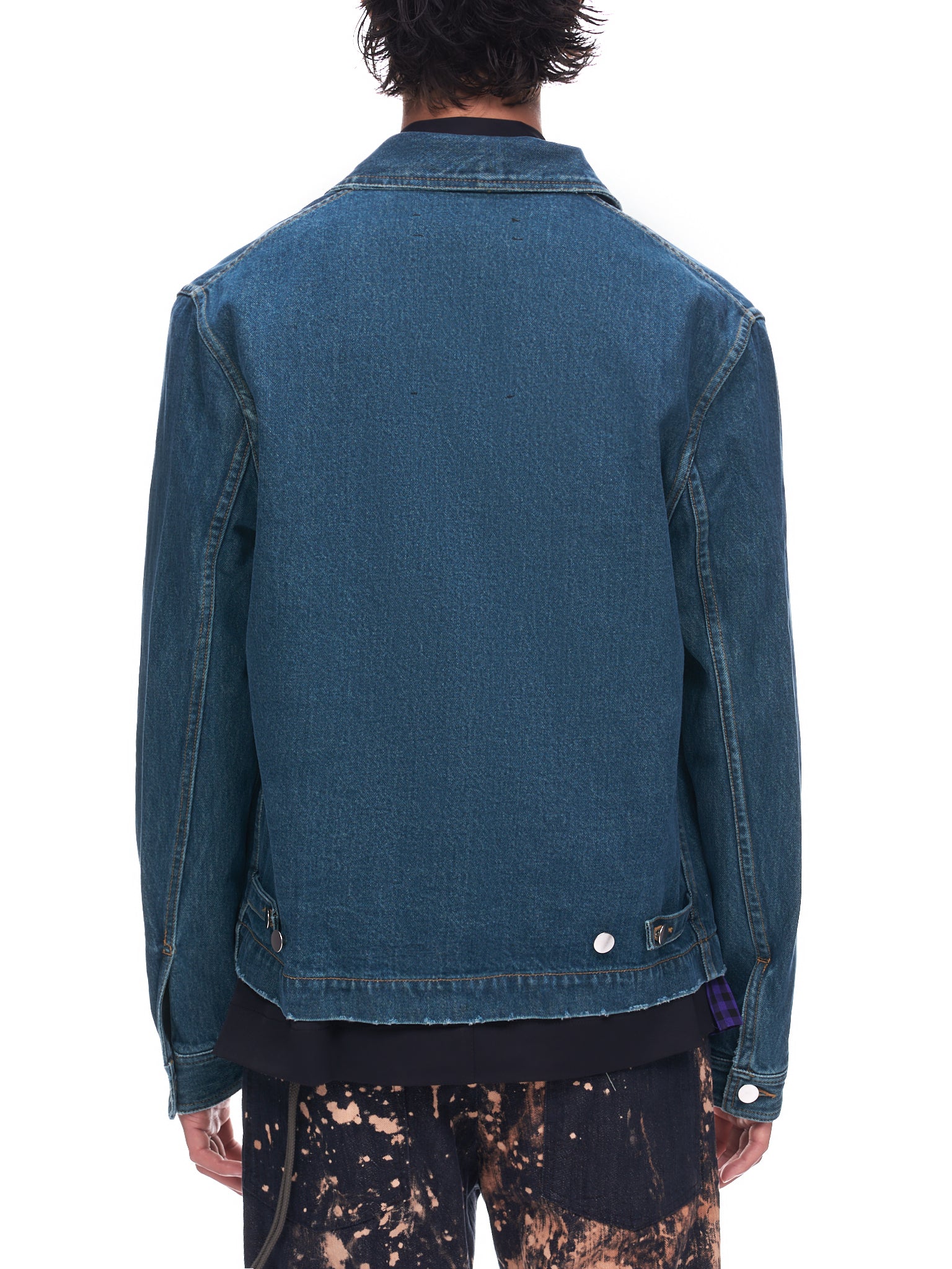 Song for The Mute Military Denim Jacket | H. Lorenzo - back