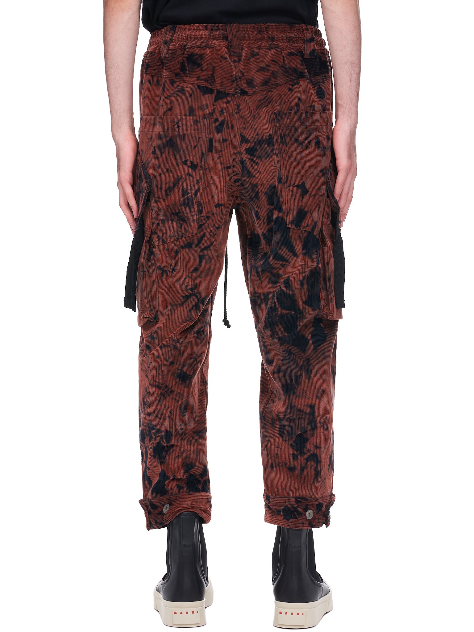 Song For The Mute Corduroy Drawstring Trousers | H.Lorenzo - back