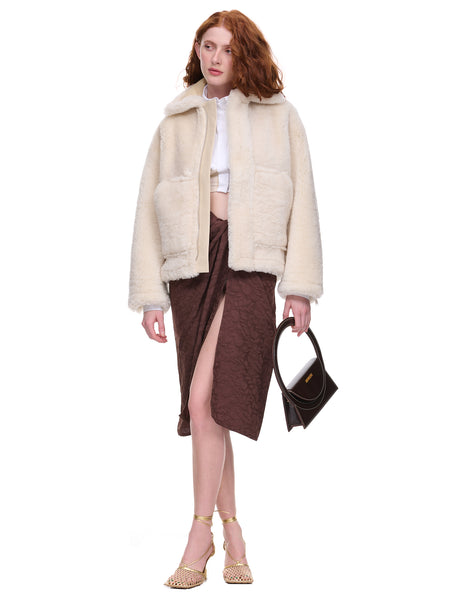 ジャケット・アウター litmus HerPreha Le Manteau Pastre (223CO006-1106-OFFWHITE)