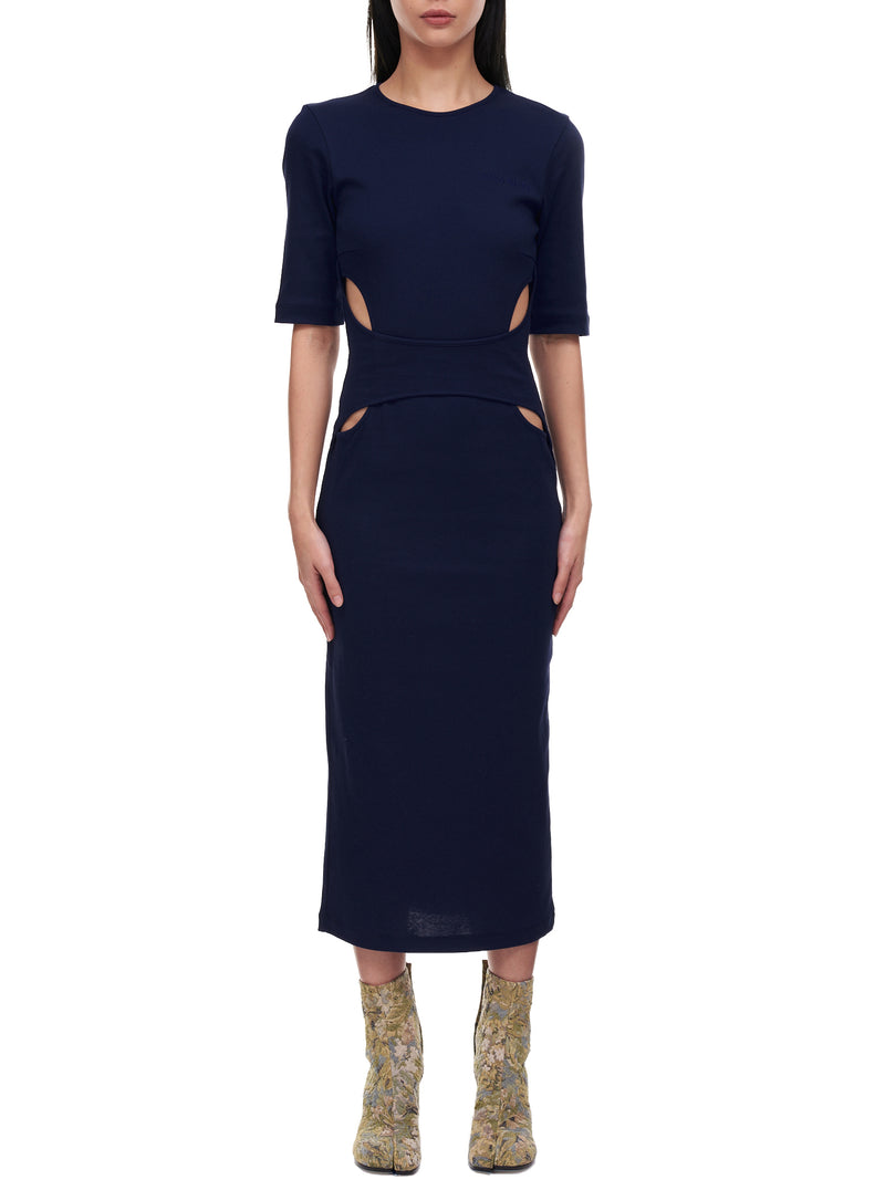 Nina Ricci Layered Bodycon Cutout Dress | H. Lorenzo - front