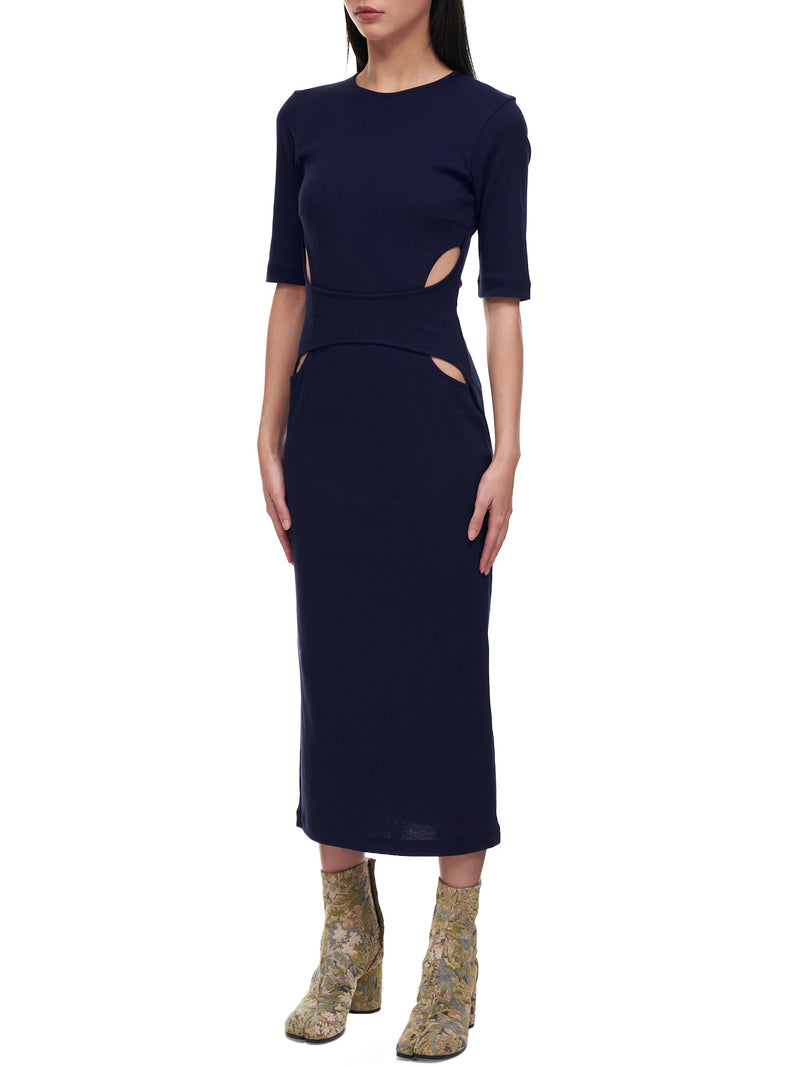 Nina Ricci Layered Bodycon Cutout Dress | H. Lorenzo - side