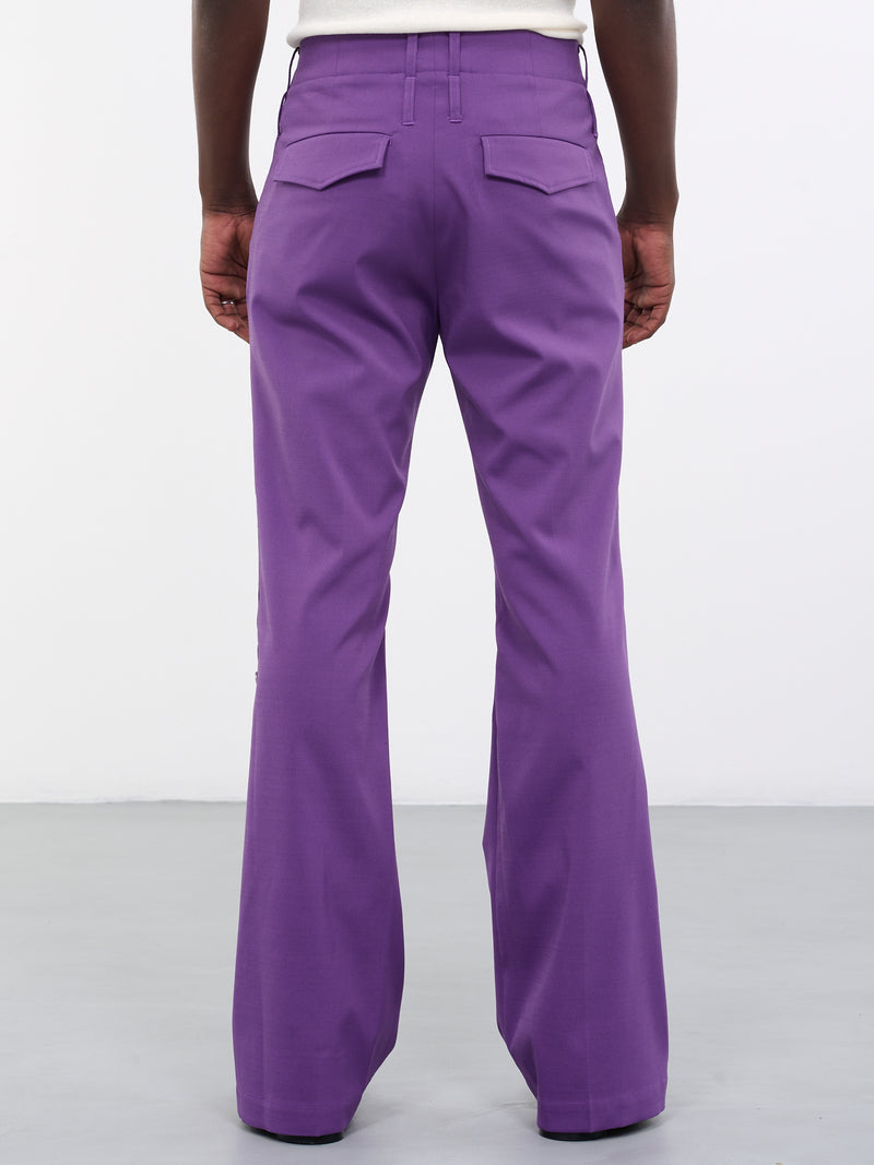 Double Waist Trousers (231-01-0204-PURPLE)