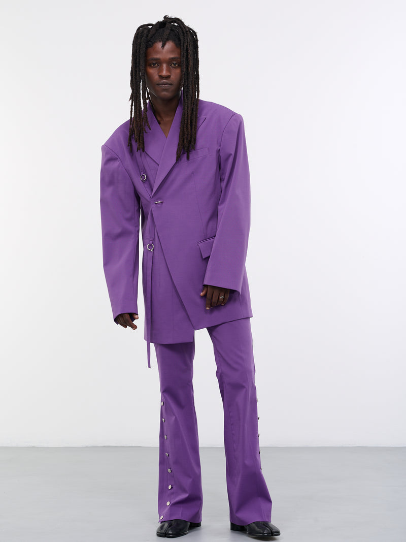 Double Waist Trousers (231-01-0204-PURPLE)