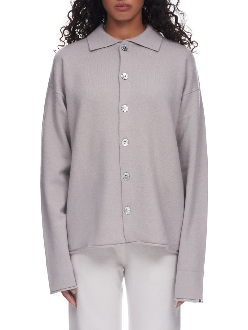 n°237 Jim Cardigan Sweater (237-136-01-FE-02-PEBBLE)