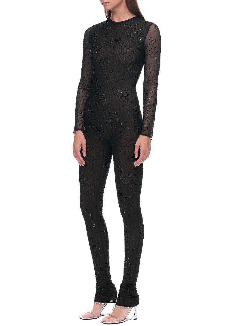 Blumarine Rhinestone Catsuit | H.Lorenzo - side