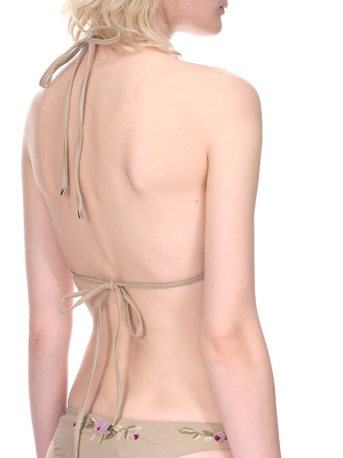 Blumarine Triangle Top Embroidered Bikini | H.Lorenzo - detail 2