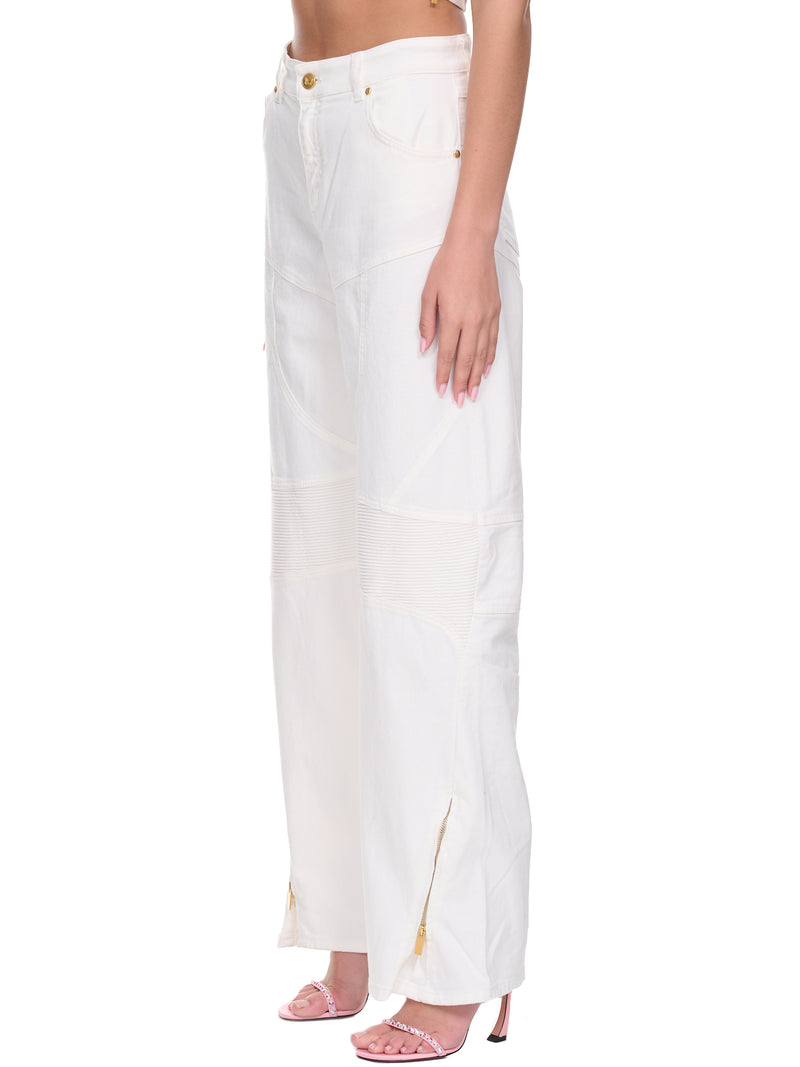 Biker Pants (2J056A-N0103-WHITE)