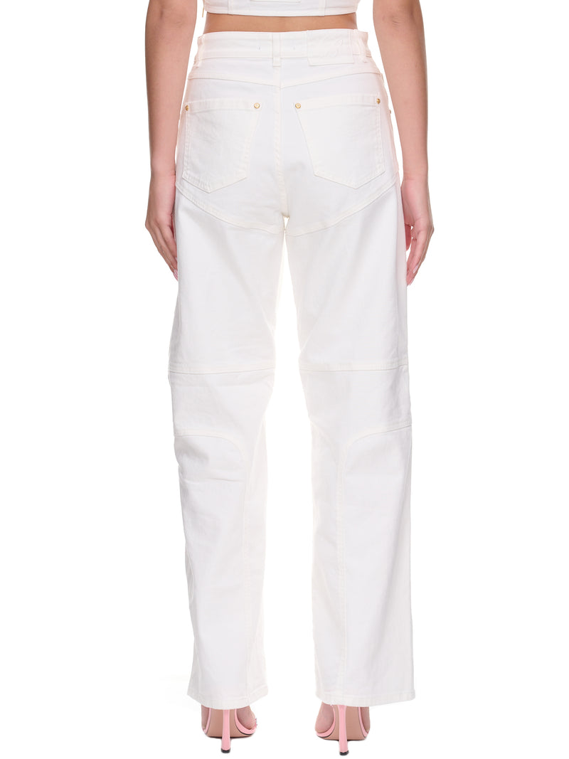 Biker Pants (2J056A-N0103-WHITE)