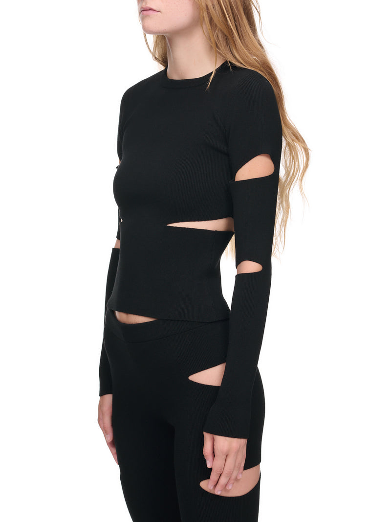 Blumarine Cut-Out Sweater | H.Lorenzo - side