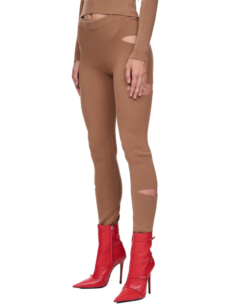 Blumarine Cut-Out Knit Pants | H.Lorenzo - side