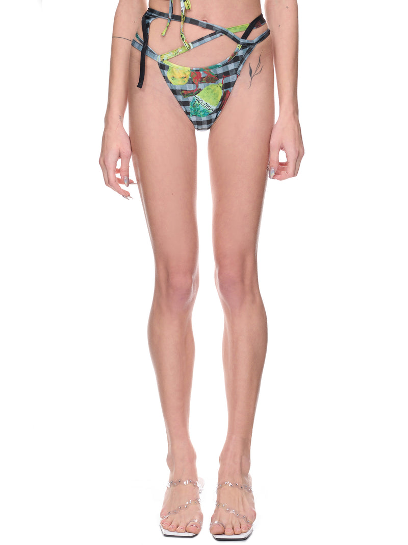 GGG Laced Bikini Bottoms (300906-LEMON-PRINT)