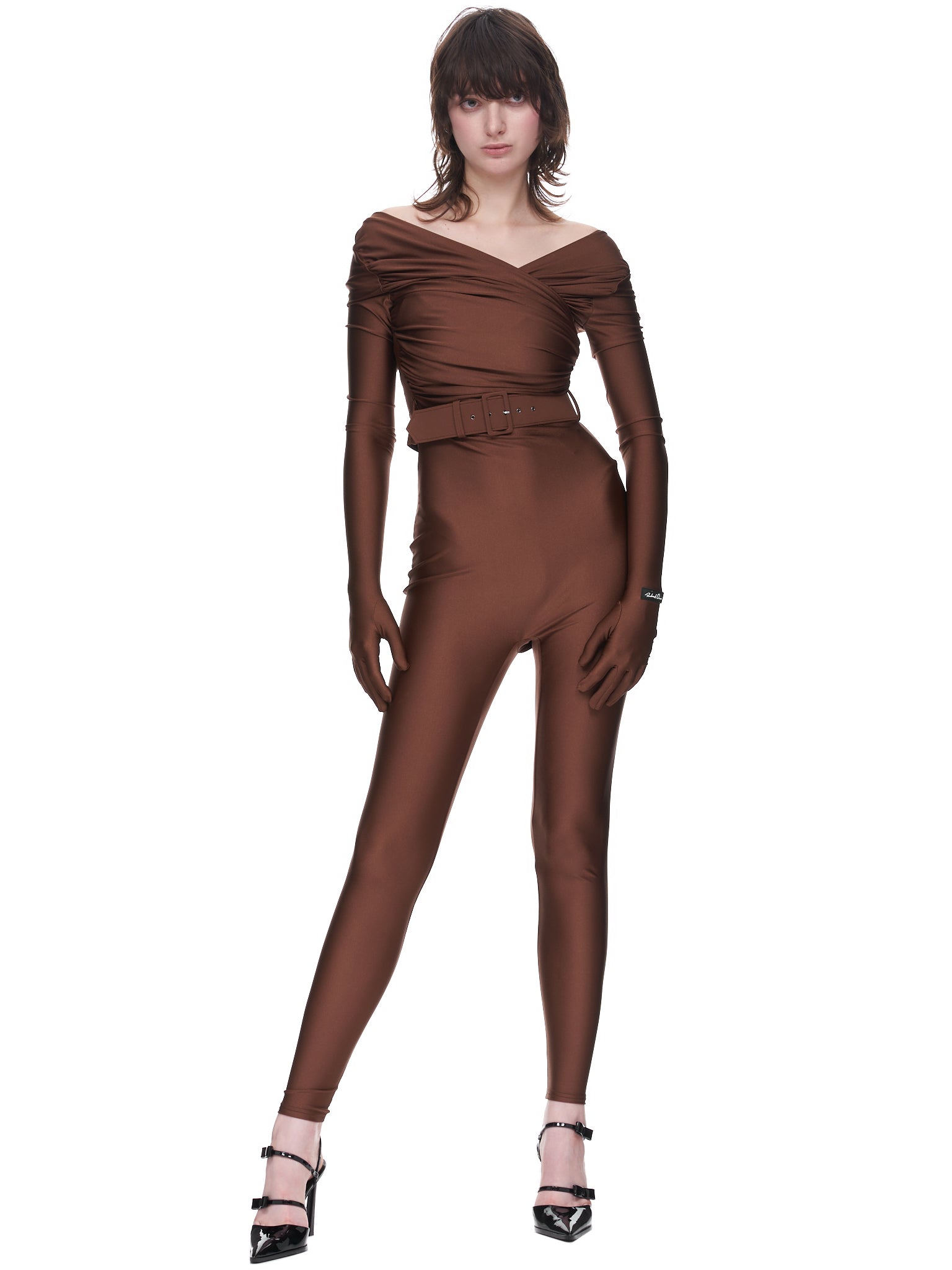 Gloved Jumpsuit (38-S-BROWN)