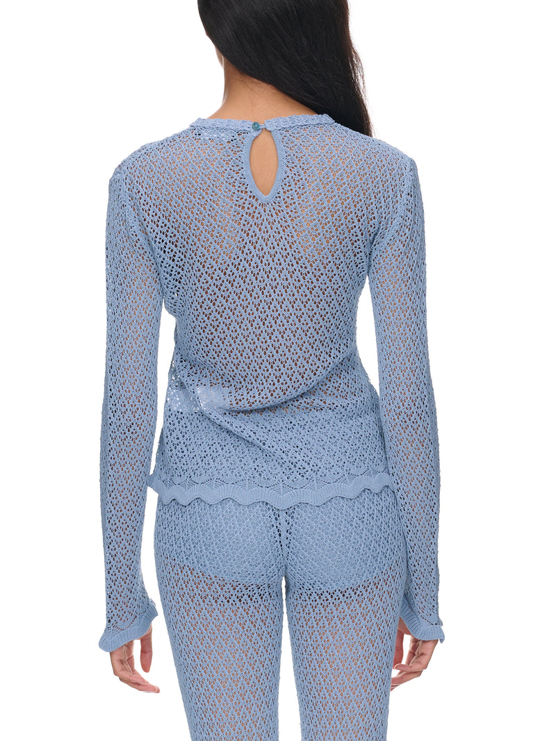 Crochet Logo Top (T4M026A-N0946-TICINO)