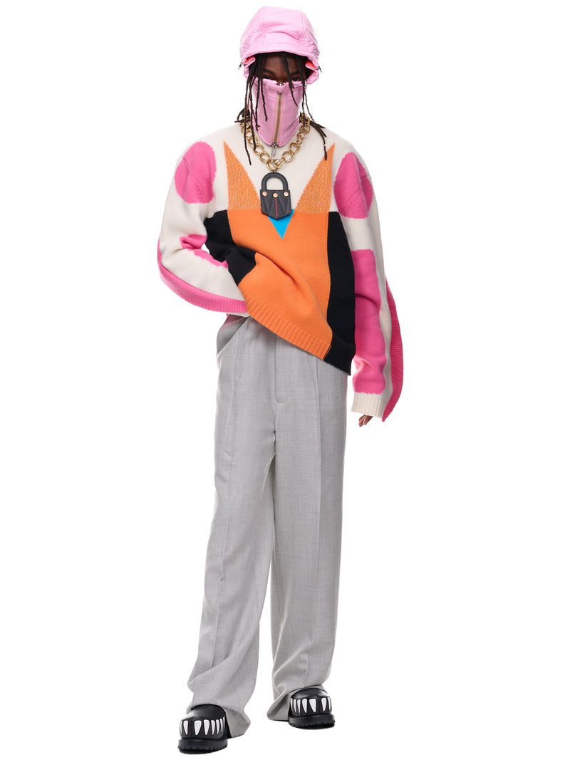 Wrestle Trousers (2003-WRESTLE-CC13-GREY-MELANGE)