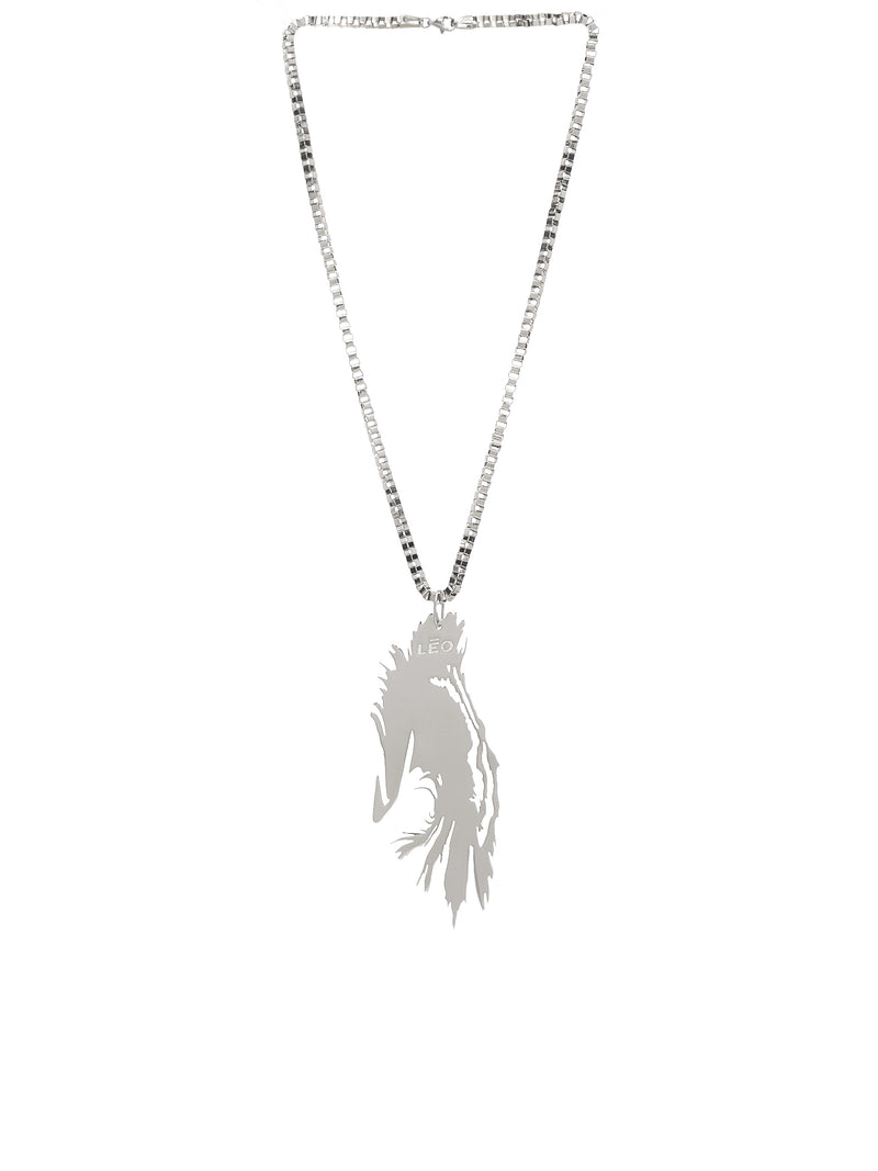 Lēo Silver Necklace | H. Lorenzo - back