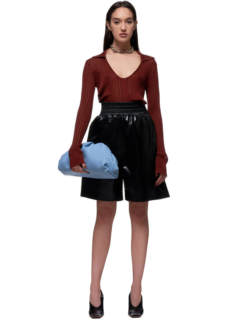 Scoop Neck Top (618567VKJM0-8857-RUST)