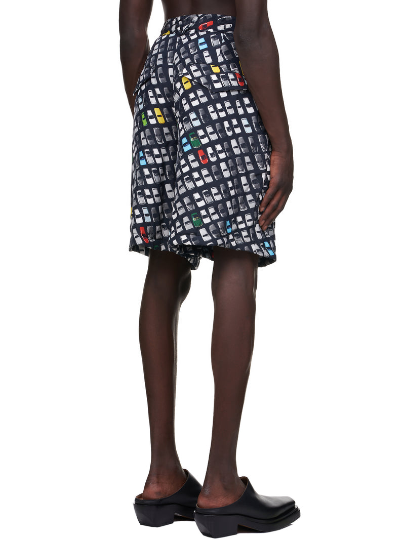 Bottega Veneta Silk Blend Shorts | H. Lorenzo - side