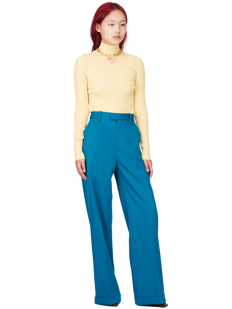 Bottega Veneta Cut Out Turtleneck | H. Lorenzo - styled