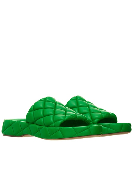 サンダル・ミュール BOTTEGA VENETA Light Green Nappa Leather Lido Sandals $_12.JPG?set_id=880000500F