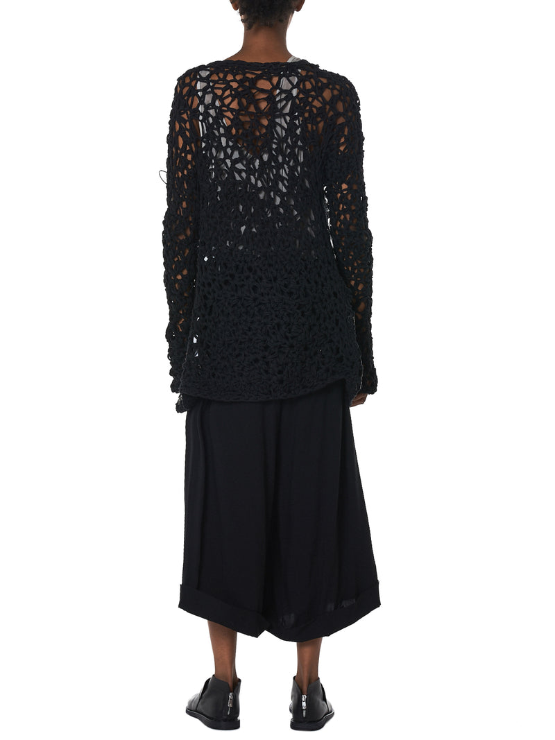 Alessandra Marchi Alligator Leather Cardigan - Hlorenzo Back