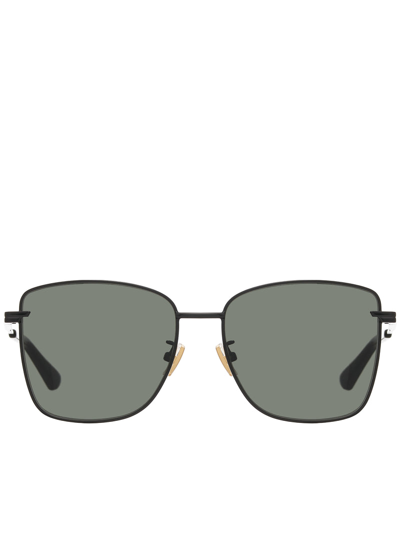 Classic Square Sunglasses (733992V4450-1049-BLACK-BLACK-G)