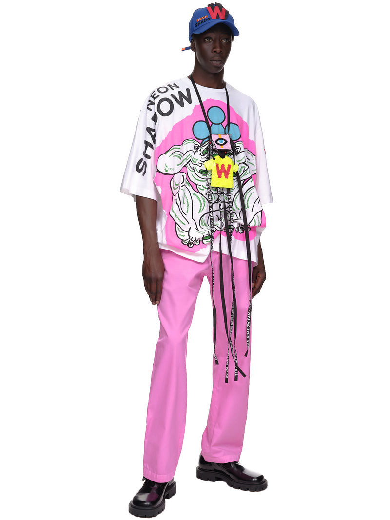 Walter Van Beirendonck Neon Shadow Cardholder Doll | H. Lorenzo - styled