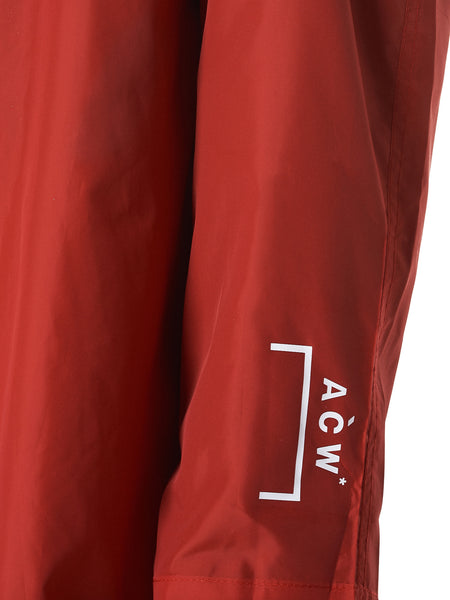 A Cold Wall Exclusive Hooded Nylon Coat (ACW-0005-007-RED)
