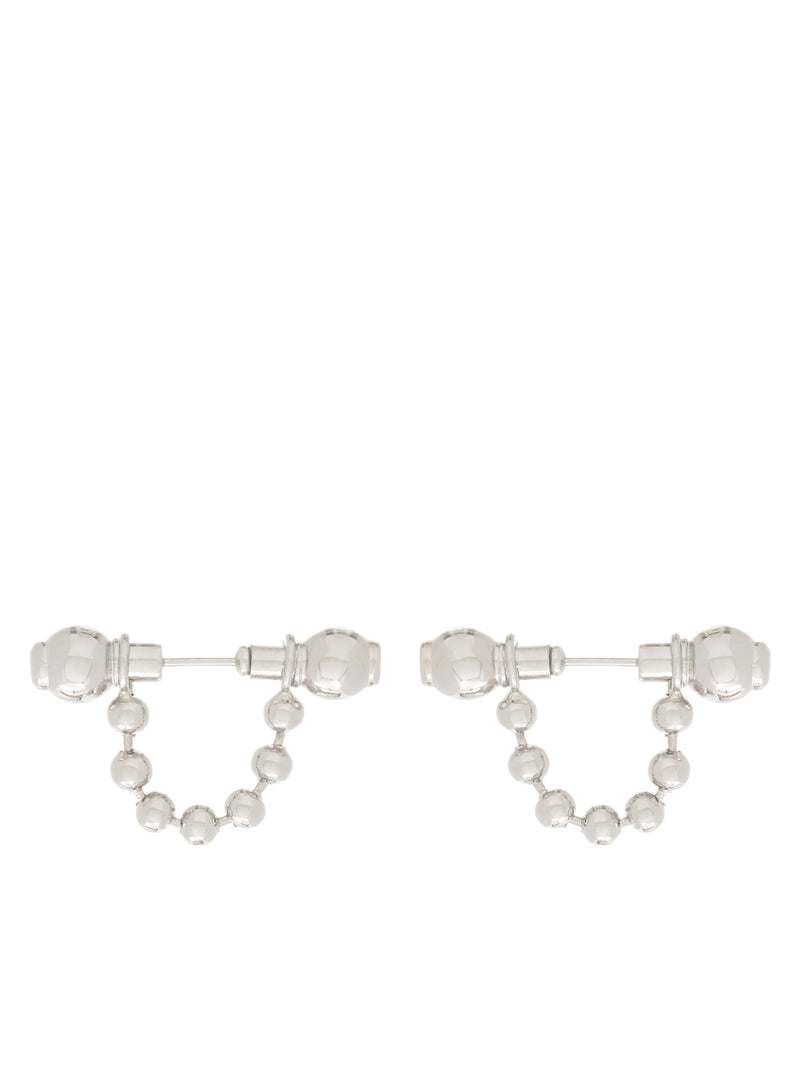 KNWLS Barbell Earrings | H.Lorenzo - side