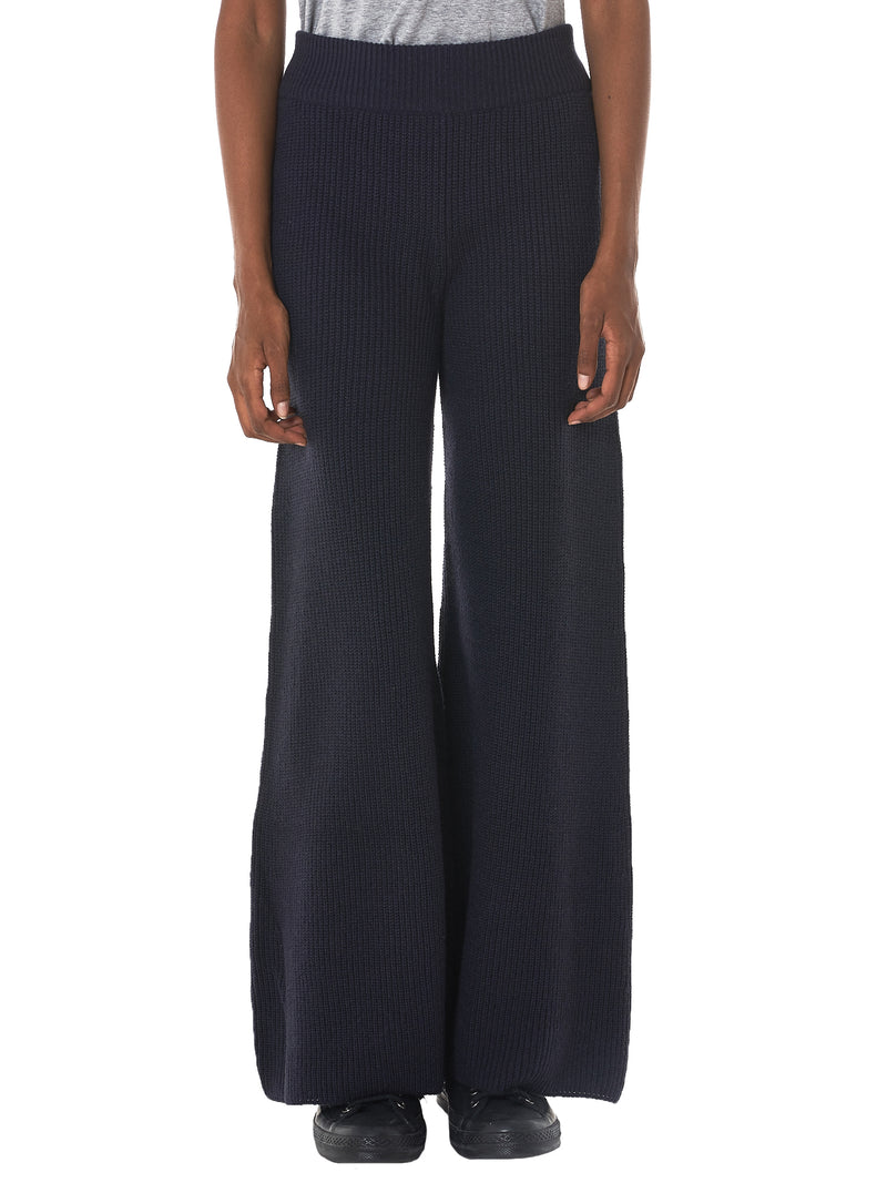 Cortina Cashmere Knit Pants (AW3KP001-ANTIQUE-INDIGO)