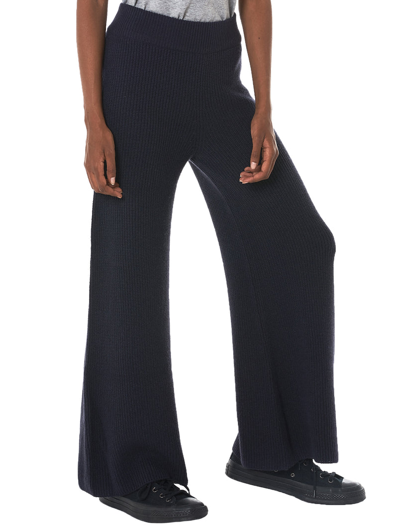 Cortina Cashmere Knit Pants (AW3KP001-ANTIQUE-INDIGO)