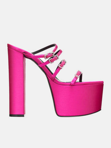 Buckle Sabot Heels (B03650-MTEZ02-5500-111-MAGENTA)