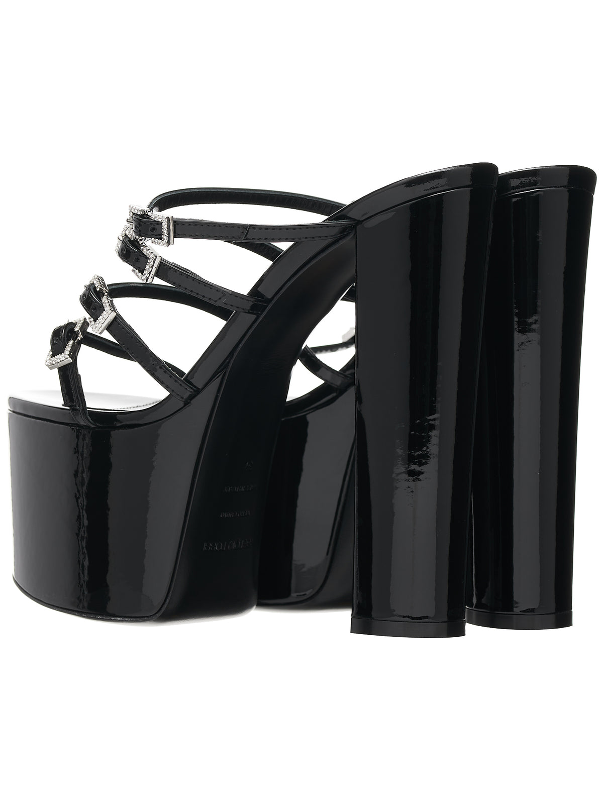 Buckle Sabot Heels (B03650-MVIV01-1000-111-BLACK)