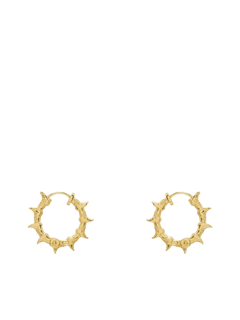 Babis Boots Earrings (BABIS-BOOTS-HOOPS-M-PB-GOLD)
