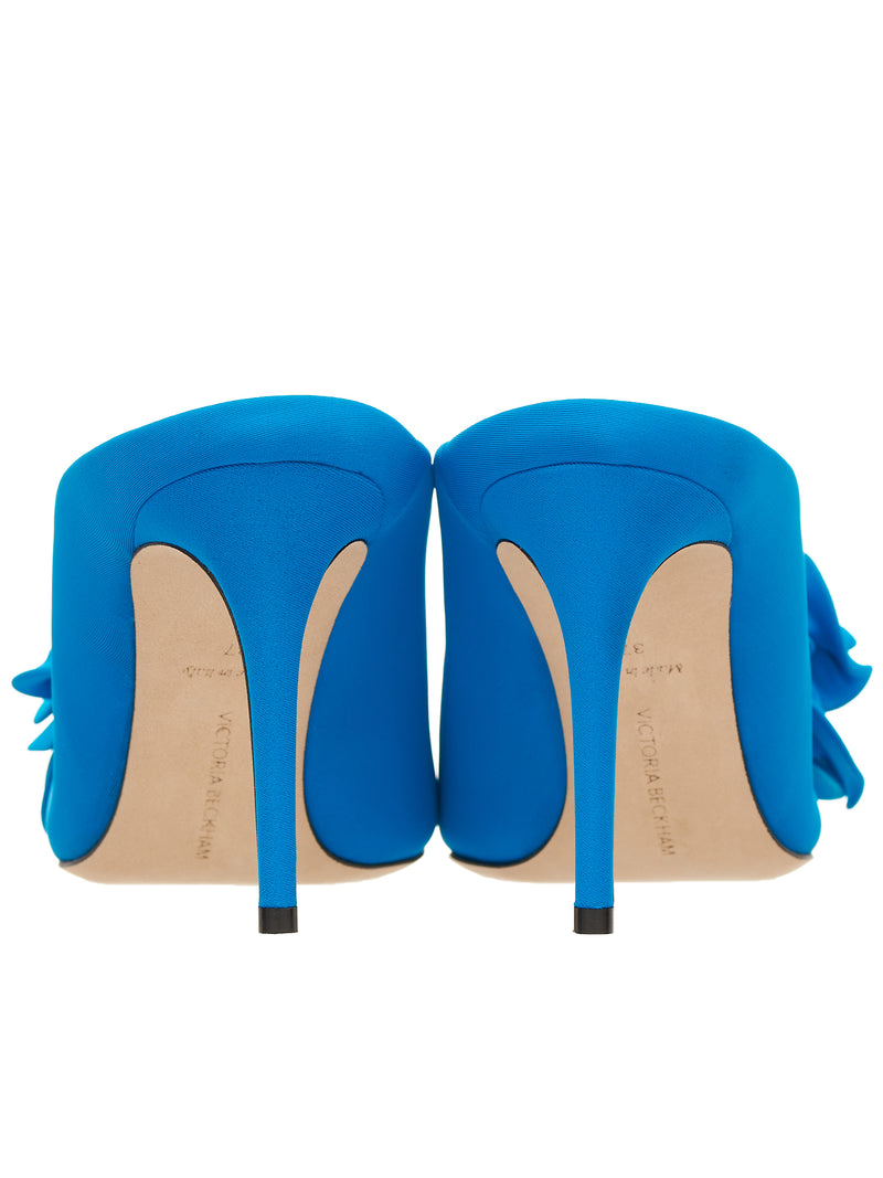 Flower Lycra Heels (BE40055A-17182-LYCRA-711-COBAL)