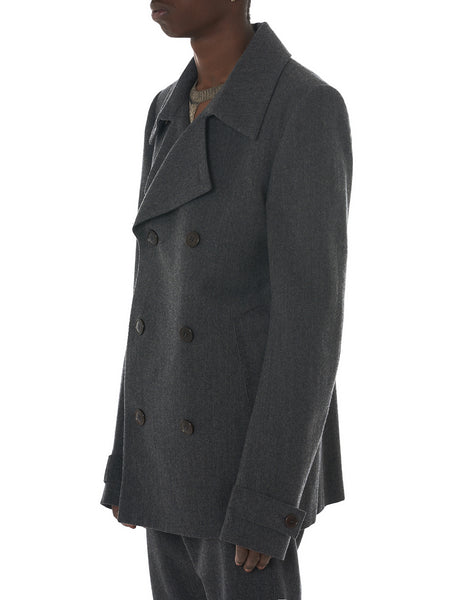 Deepti Vulcanised Caban Coat