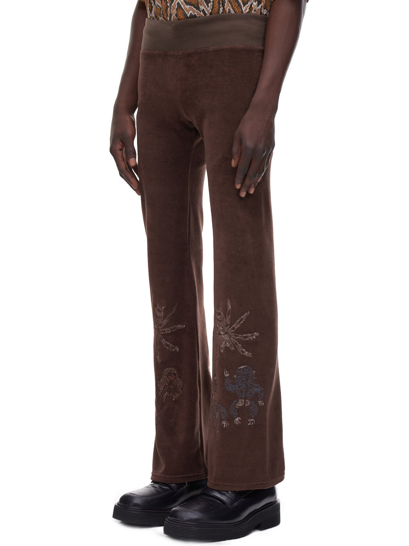 Bernard Willhelm Fleece Lounge Trousers | H. Lorenzo - side