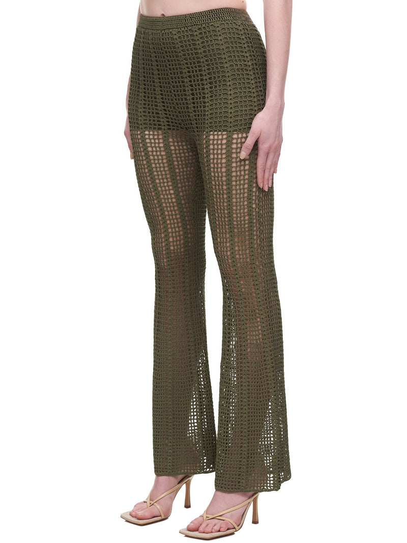 Dion Lee Open Crochet Trousers | H. Lorenzo - side