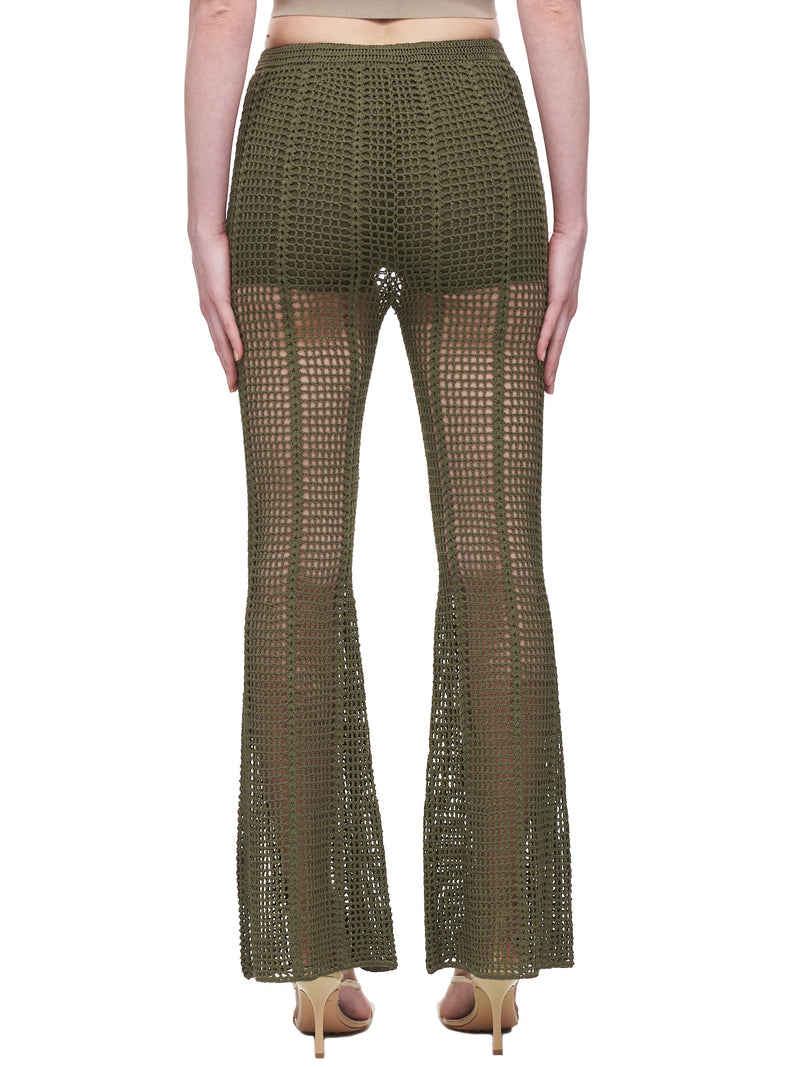 Dion Lee Open Crochet Trousers | H. Lorenzo - back